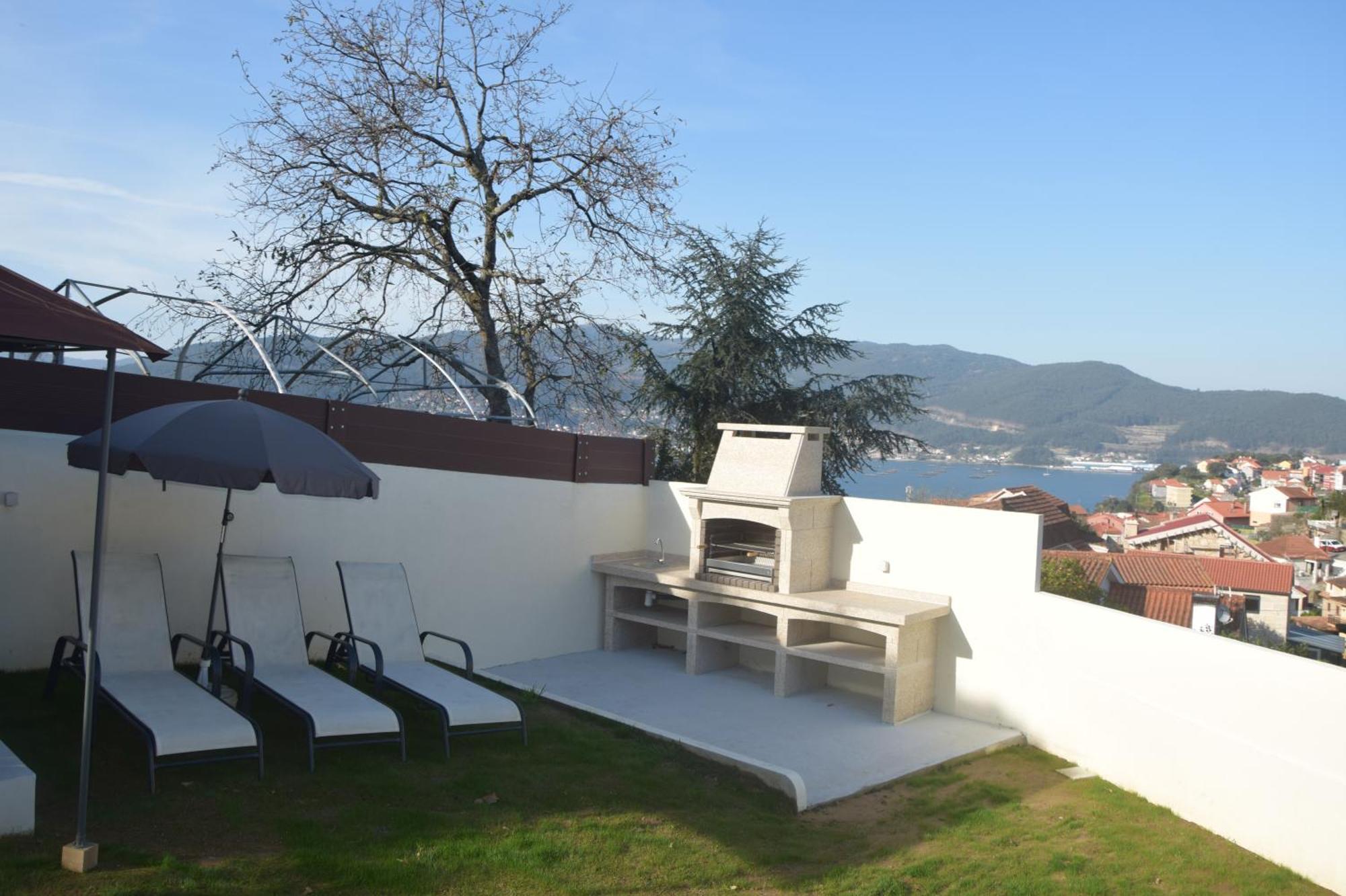 Casa En Chapela, Con Vistas A La Ria De Vigo Villa Exteriör bild