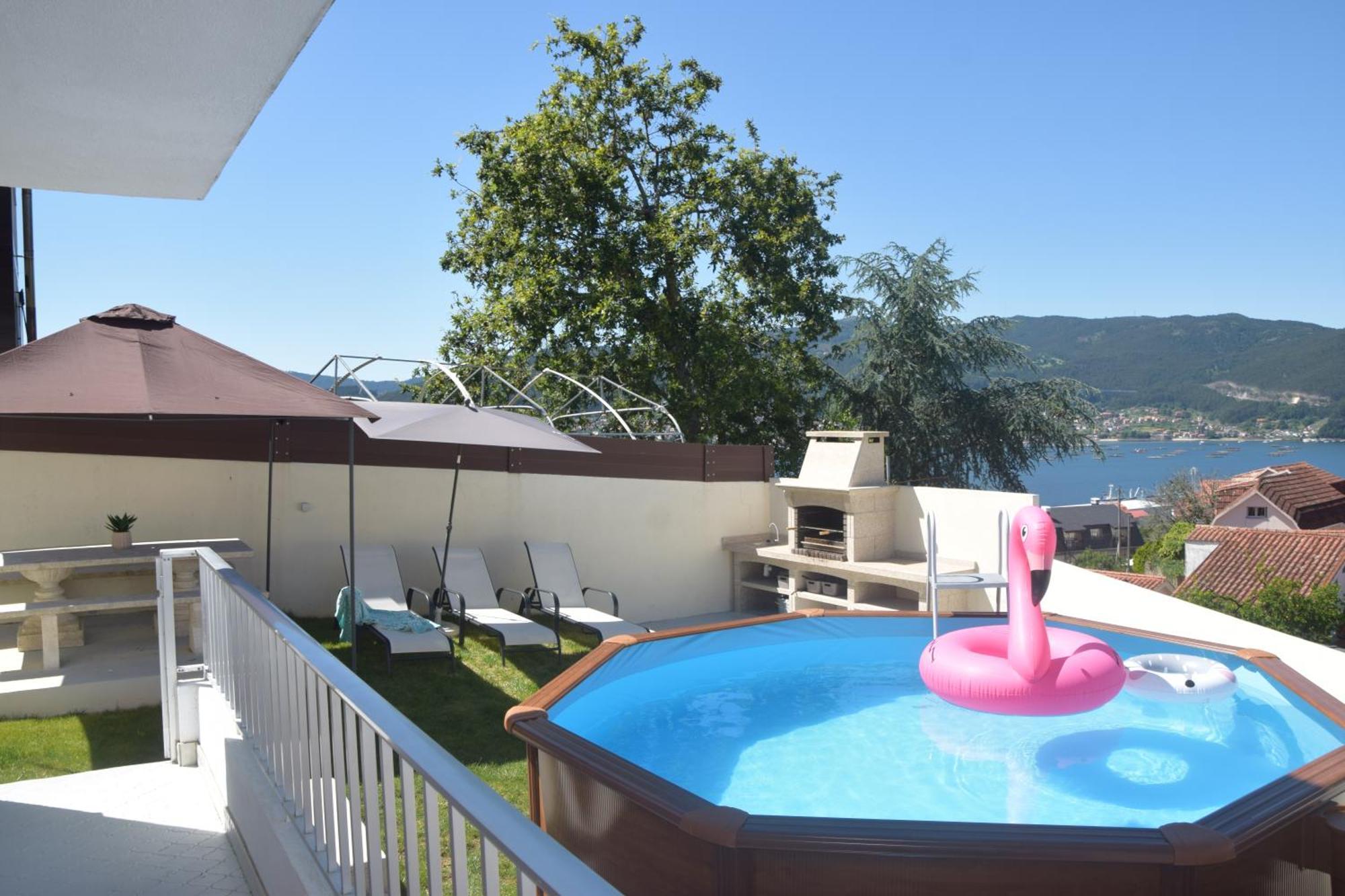Casa En Chapela, Con Vistas A La Ria De Vigo Villa Exteriör bild
